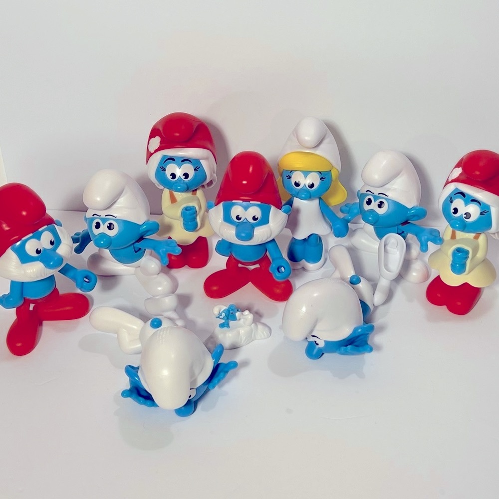 Smurfs Figures Oh Action Figures Lot of 10